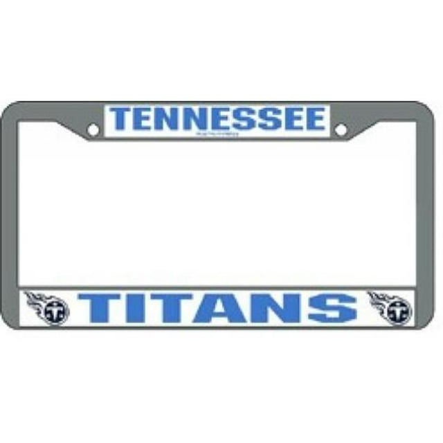Cadre de Plaque d'Immatriculation Tennessee Titans Chrome