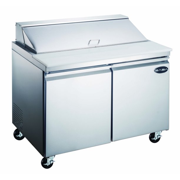 Heavy Duty Commercial 48" (2 Door) Sandwich/Salad Prep Table