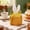 Yellow, variant on Deeceymbur 4 Inch Bunny Ear Leather Easter Gift Bag Hand Bucket Portable Party Decoration for Holiday Events Celebrations