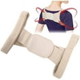 thumbnail image 5 of Cinturón corrector de postura, corrector de postura de espalda para mujeres, soporte de columna vertebral ajustable para soporte de clavícula Rojo Verde, 5 of 5