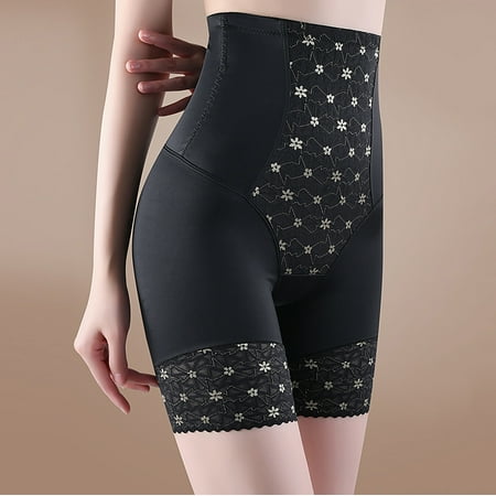Cotton Underwear for Women Thong Shapewear for Women Tummy Panties High Waisted Body Shaper Underpant Short Butt Lifting Boyshorts Panties Lace Underwear for Women Black 3XL