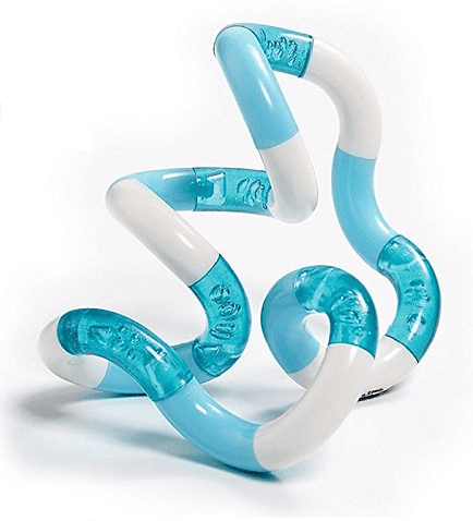 Tangle Jr. Classic Sensory Fidget Toy, Set of 3,  Purple Green, Pink Blue, White Blue