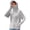 Light Gray, variant on Women's Ice Silk Sun Protection Jacket with Detachable Brim and Full Face Coverage Featuring Lightweight Breathable Fabric Cuts Army Green One Size