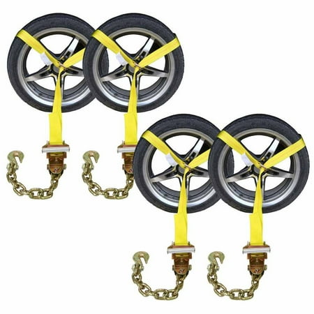 

Side Mount Wheel Net w/ Ratchet & Chain Extension - 4 Pack