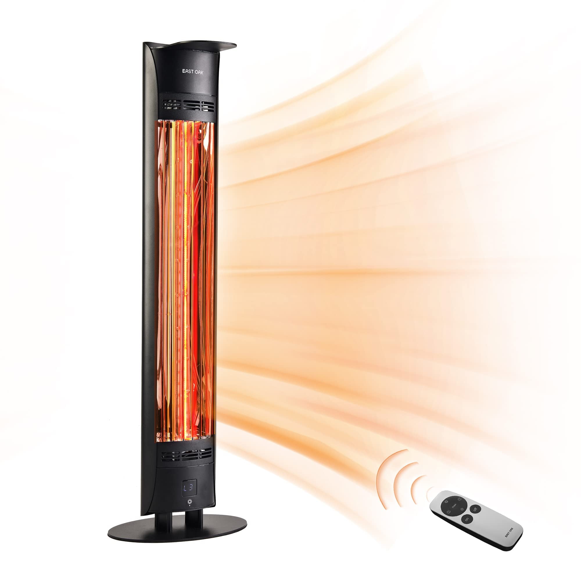 Outdoor Patio Heater, EAST OAK 1500W Portable Outdoor Indoor Electric