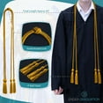 thumbnail image 4 of Endea Graduation Double Graduation Honor Cord Gold, 4 of 4