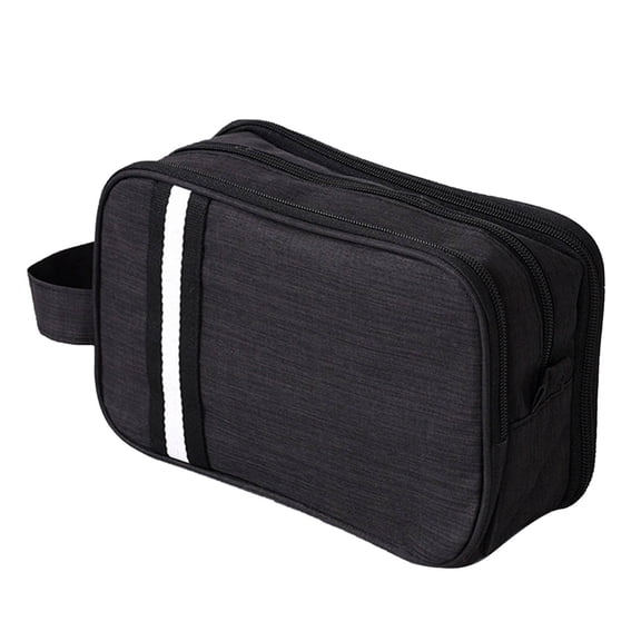 Mens Travel Bag Toiletry Hanging Kit Portable Organizer with Dry Wet Separation, Small Gift Bags with Handles for Women/Men