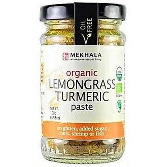 Mekhala Organic Lemongrass and Turmeric Paste, 3.53 Ounce -- 6 per Case.