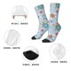 thumbnail image 5 of Balery Sea Turtle Calcetas Largas con Estampado para Hombre y Mujer – Suaves y Transpirables, Talla Única (US 5-11), 5 of 6