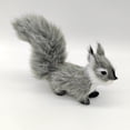 thumbnail image 2 of Artificial Squirrel Figurine Miniature Plush Simulation Fake Animal Table Decora, 2 of 11