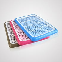 SOPOTUTU Pink Cat Basin with Strong Material and Easy Cleaning for Cat Litter Toilet