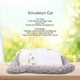 thumbnail image 3 of Life Like Simulation Cat, Soft Furry Cat Figurine Model For Kids Home Decor Props, 3 of 8
