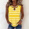 thumbnail image 3 of yillto Tank Tops for Women Summer Striped Sleeveless Tee Loose Casual Crewneck Shirts Fashion Tunics Blouse, 3 of 6