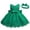 Green, variant on Splozh Toddler Girl Dress 3 6 12 18 Months Baby Girls Lace Bowknot Princess Wedding Formal Tutu Dress Headband Set,Green,12-18 Months