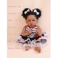 thumbnail image 5 of HOOMAI Lifelike Reborn Baby Dolls with Soft Body African American Realistic Girl Doll 22.8 Inch Best Birthday Gift Set, 5 of 5