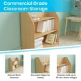 thumbnail image 5 of Flash Furniture Hercules Kids 3 Shelves Classic Wooden Classroom Storage, Natural, 5 of 12