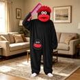 thumbnail image 5 of Kintue Monster Pajamas Adult Goofy Onesie, Big Mouth Plush Halloween Costume with 3D Hood, Matching Loungewear for Couples and Family, No Shoes Included, 5 of 10