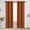 Brunt Orange-38"W x 84"L (Pack of 2), variant on Beige With Liner 40"W x 63"L (Pack of 2) Blackout Window Curtains