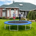 thumbnail image 4 of Spaco 16 Feet Waterproof and Tear-Resistant Universal Trampoline Safety Pad Spring Cover-Blue, Bounce Trampoline for Outdoor as Garden, Park, 4 of 10