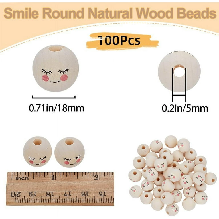 5mm Wooden Beads - 100pc 5mm Wooden Beads - 100pc