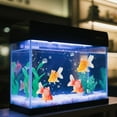 thumbnail image 3 of 6pc Artificial Aquarium Fish, Fake Fish, Plastic Fish, Aquarium Moving Fish, Floating Goldfish Decorations, Realistic Ornamental Fish, 3 of 7