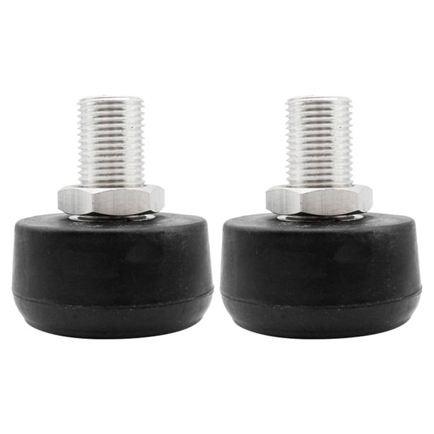 2 topes de goma ajustables para patines de cuatro ruedas, con forma redonda, para patines de cuatro ruedas, accesorios de repuesto para patines.