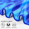 thumbnail image 3 of Azul, 150x75 cm Toalla de Playa Antiarena de Microfibra de Grado a Rayas para Hombres y Mujeres - Toalla de Playa XXL para Adultos, Toalla de Piscina de baño, Manta de Playa para Deportes de natación,, 3 of 4