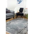 thumbnail image 3 of Stupino Grey Modern Polyester Area Rugs for Living Room Washable Rugs Boho Moroccan Area Rug Soft Geometric Bohemian Distressed Indoor Rug for Bedroom Dining Room Office Foldable Nonslip Rug, 3 of 9