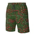 thumbnail image 2 of Yiaed Red Snake Print Men's Swim Trunks with Lining Quick Dry Sports Shorts Beach Shorts Boardshorts-XX-Large, 2 of 5