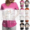 thumbnail image 3 of Leey-World Halloween Womens Shirt Scrub Tops for Women Plus Size Stretch V Neck Short Sleeve Nursing Scrub Shirts Lightweight Medical Uniform(Black,M), 3 of 6