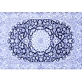 thumbnail image 1 of Ahgly Company Indoor Rectangle Medallion Blue Traditional Area Rugs, 3' x 5', 1 of 4