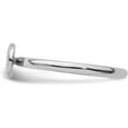 thumbnail image 3 of Sterling Silver Stackable Expressions Rhodium Sun/Moon Ring - Ring Size 9.0, 3 of 8