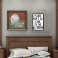 thumbnail image 6 of Funny Sign For Bathroom Please Don'T Do Coke In The Bathroom Sign Metal Tin Signs Man Cave Decor Toilet Sign For College Dorm Signs 8 X 12 Inch, 6 of 13