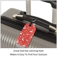 thumbnail image 3 of Square 2Pack PU Leather Christmas Cruise Luggage Tag with Privacy Cover and Name ID Tag for Travel Handbags Backpacks Luggage Tags, 3 of 6
