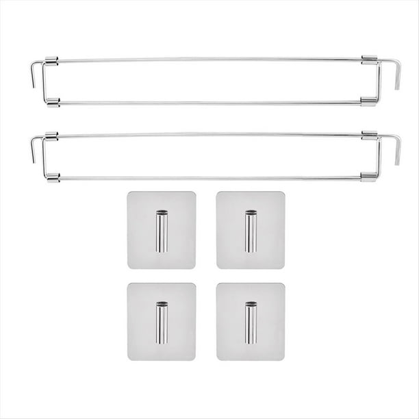 Barras Ajustables para Refrigerador RV de 13,98 A 25,59 Pulgadas, Barras Almacenamiento para Refrigerador, Barra Estante Esquina para RV, Refrigerador de RV, Cocina (Paquete de 2)