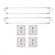 thumbnail image 1 of Barras Ajustables para Refrigerador RV de 13,98 A 25,59 Pulgadas, Barras Almacenamiento para Refrigerador, Barra Estante Esquina para RV, Refrigerador de RV, Cocina (Paquete de 2), 1 of 5