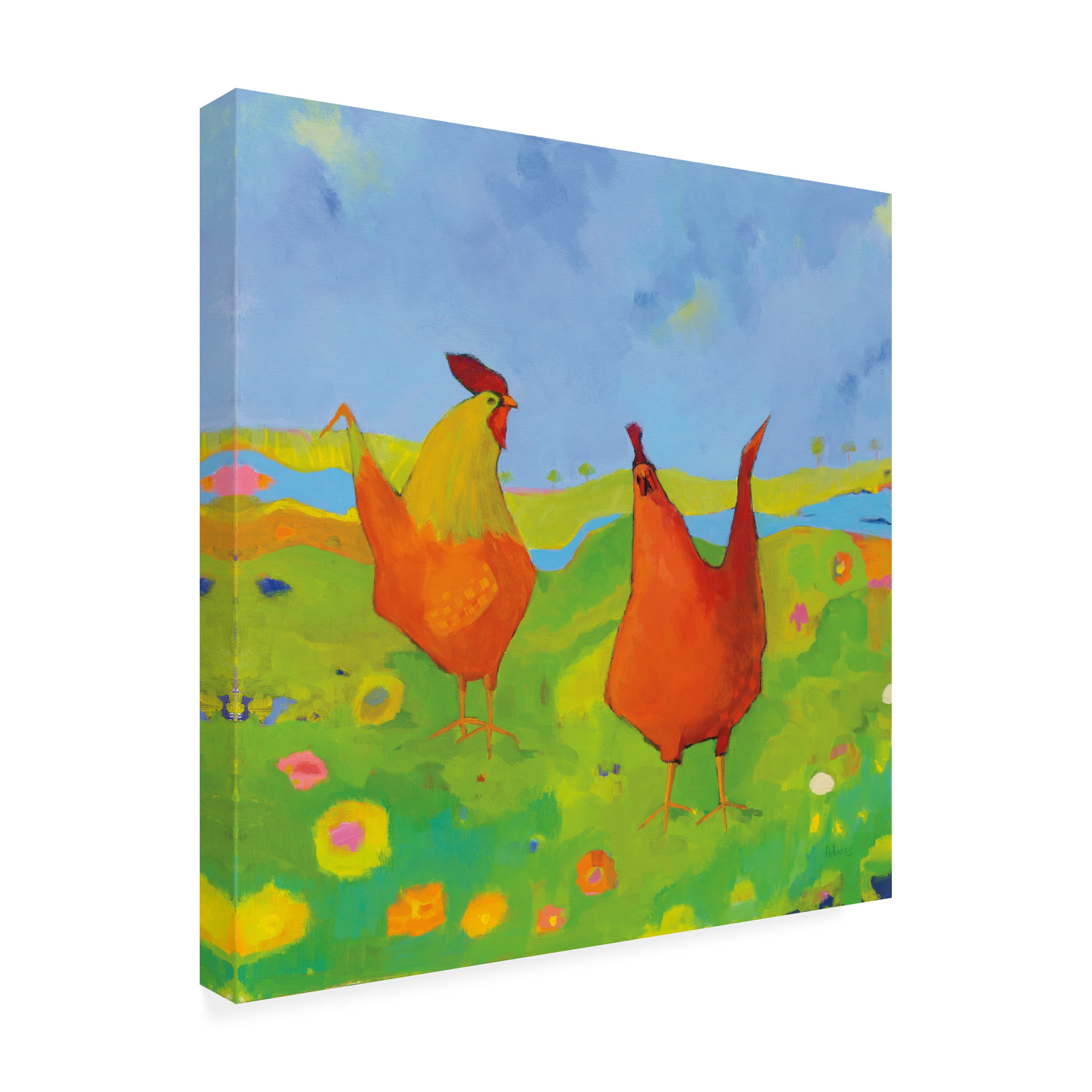 Phyllis Adams 'Splash' Canvas Art