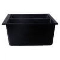 ALFI brand AB3420UM-BLA Black 34" Undermount Double Bowl Granite Composite Kitchen Sink