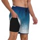 thumbnail image 2 of Fotbe Christmas Snowflakes Traje de Baño para Hombre – Shorts de Natación de Secado Rápido con Forro y Bolsillos-3X-Large, 2 of 6