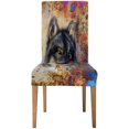 thumbnail image 1 of FMSHPON Abstract Wolf Painting Stretch Chair Cover Protector Seat Slipcover for Dining Room Hotel Wedding Party Set of 1, 1 of 5