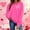 Hot Pink, variant on Vetsdori Valentine Sweatshirts for Women Pullover Valentine's Days Tops Spring Crew Neck , Womens Sweatshirts Love Heart