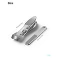 thumbnail image 5 of BEZOX Nail Clippers with Metal Nail File - Toenail Clipper for Thick Nails, Finger Nails Clipper for Adult, Wide Open Jaw Nail Cutters Trimmers - Silver, 5 of 7