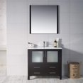 thumbnail image 2 of Blossom 36" Solid Wood Vanity | Espresso | Ceramic Sink | Tempered Glass Doors | Soft-Close Drawers, 2 of 8