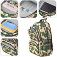 thumbnail image 3 of Tractor and Barrels Cream Pattern Backpack for School, Cute School Bag with Adjustable Shoulder Straps and Padded Back, 16.9"x12.6"x5.9", 3 of 3