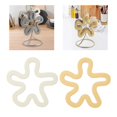 thumbnail image 6 of DOMELAY 2Pcs Silicone Mats Heat Resistant Pad Cup Coasters for Home Dining Table Bar 1pc White 1pc Yellow, 6 of 9