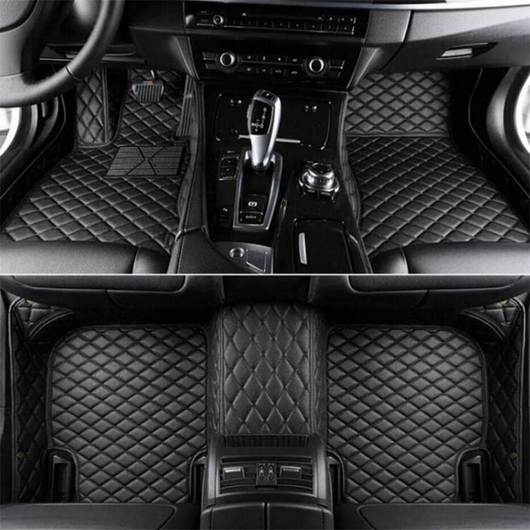 Full Coverage Floor Mats for Cars All-Weather Protection Luxury Leather Custom  Car Mats for Cars, SUVs, and Trucks - Fit for BMW 2 Series convertible  2014-2021 Year 