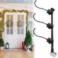 thumbnail image 6 of Garland Hanger for Front Door  | Heavy-Duty Christmas Halloween Decoration Holder for Wreaths, Lights & More (32"-39"), 6 of 9
