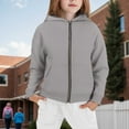 thumbnail image 3 of Hoodie With Backpack Zipper Hoodie Sweaters For Boys/Girls Lightweight Travel Hoodies With Pockets, 3 of 6