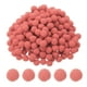 thumbnail image 1 of Pom Poms de 0.3 pulgadas para manualidades, 2000 piezas de pompones pequeños, bolas de puff mini, bolas difusas de alta elasticidad para sombreros, arte navideño, rojo naranja, 1 of 7