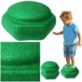 thumbnail image 4 of Balance River Stones Kid Stepping Promueve La Coordinación Fuerza () Verde, 4 of 9